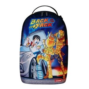 Sprayground Bag To The Future Abime Backpack🔥New Black Bookbag Large School Bag